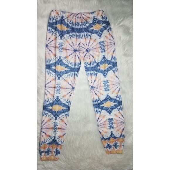 NWOT|PJ Salvage Hello Sunshine Tie Dye Lounge Pants, XS - Picture 6 of 9